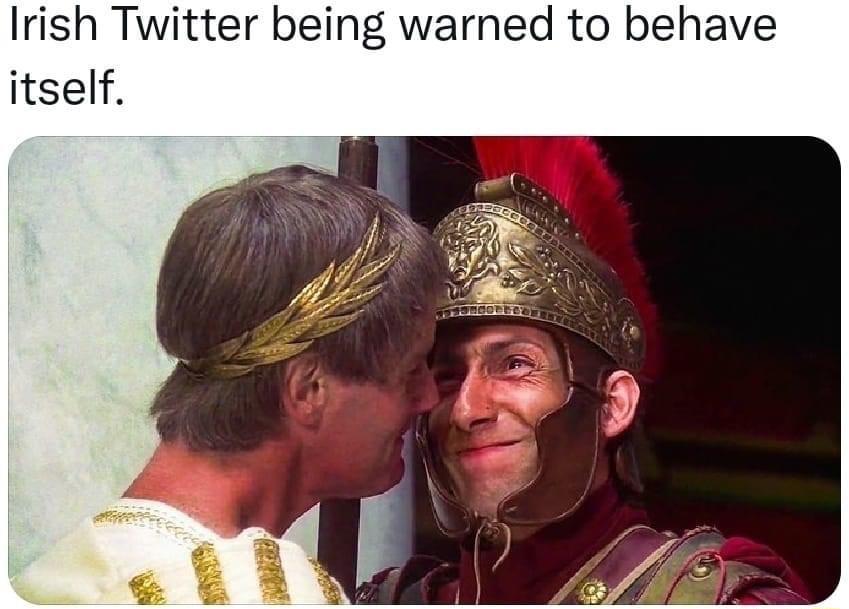 Irish Twitter being warned to behave itself