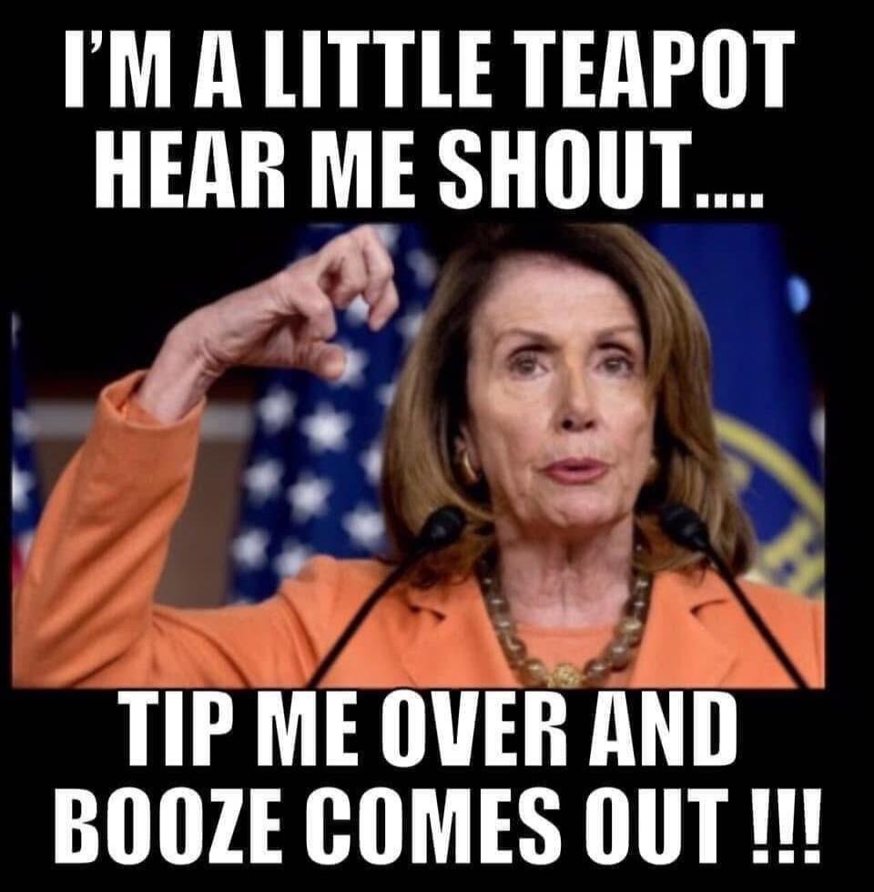 I'M A LITTLE TEAPOT HEAR ME SHOUT.... TIP ME OVER AND BOOZE COMES OUT !!!
