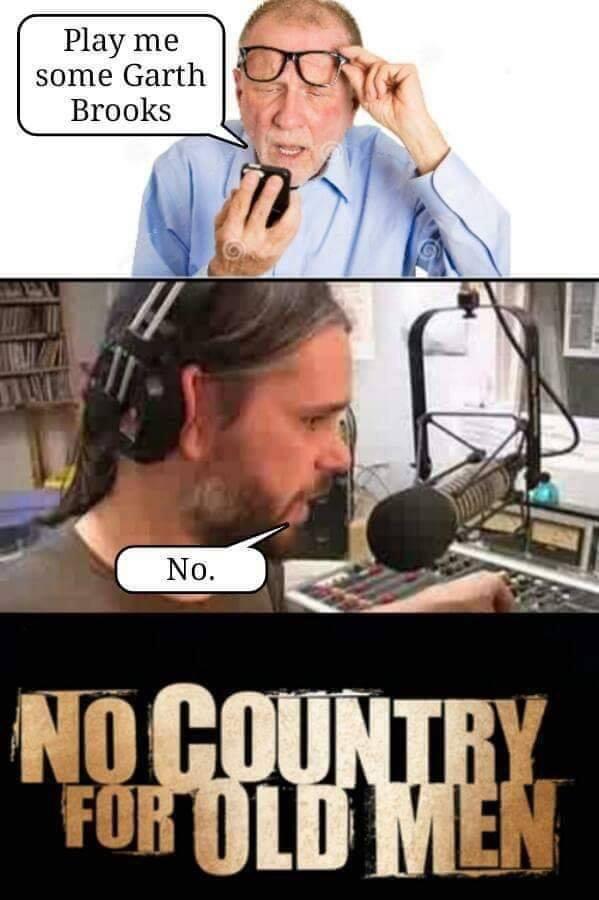 Play me some Garth Brooks