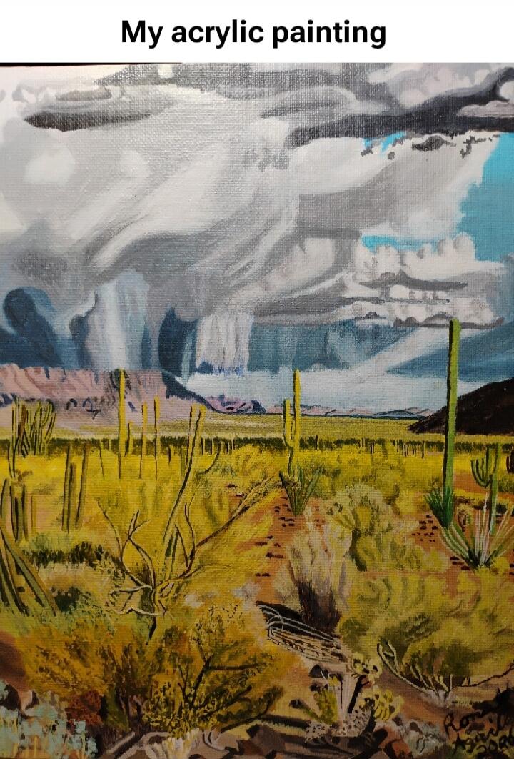My acrylic painting