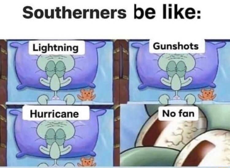 Southerners be like Gunshots 7 ey 88 Lightning o