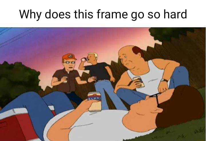 Why does this frame go so hard