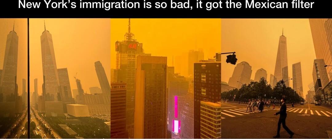 New Yorks immigration is so bad it got the Mexican filter
