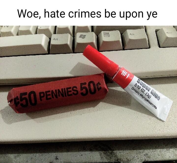 Woe hate crimes be upon ye SN