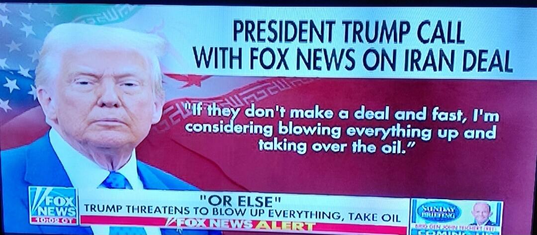 President Trump Call with Fox News on Iran Deal. Quote: 