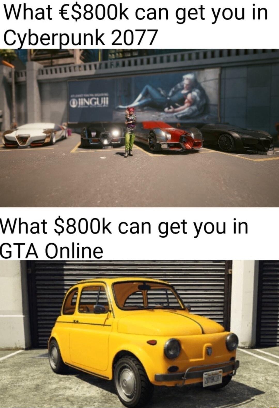 What 800k can get you in Cyberpunk 2077 r gwan L y e