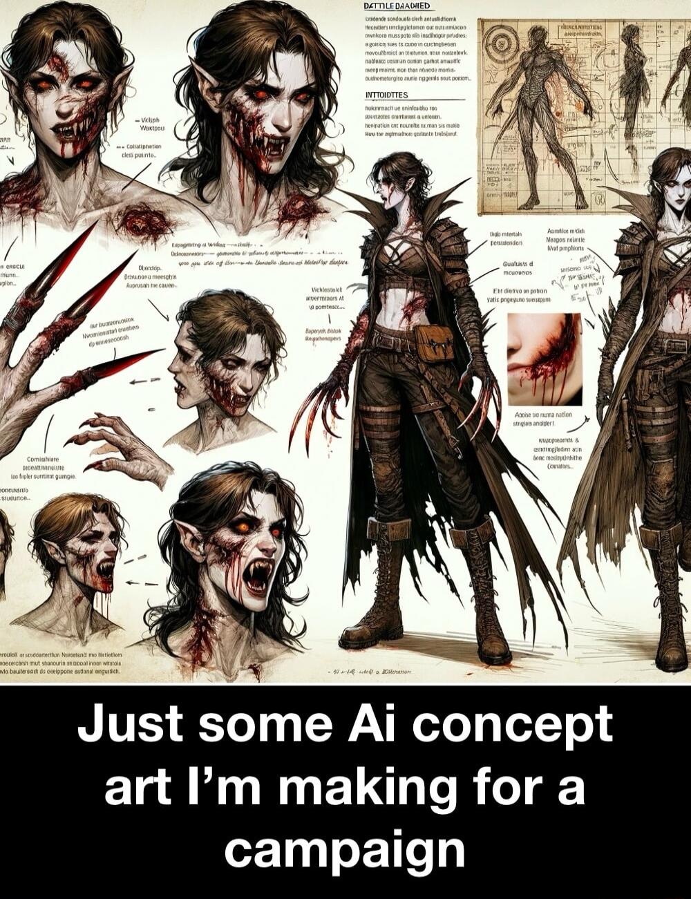 Just some Ai concept art m making for a campaign