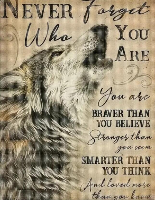 NEVER forget Who You Are
You are BRAVER THAN YOU BELIEVE
Stronger than you seem
SMARTER THAN YOU THINK
And loved more than you know