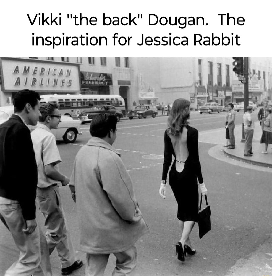 Vikki the back Dougan The inspiration for Jessica Rabbit