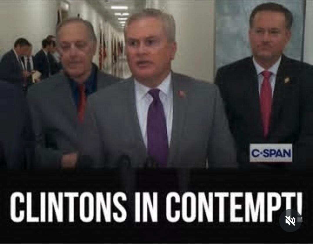 CLINTONS IN CONTEMPT