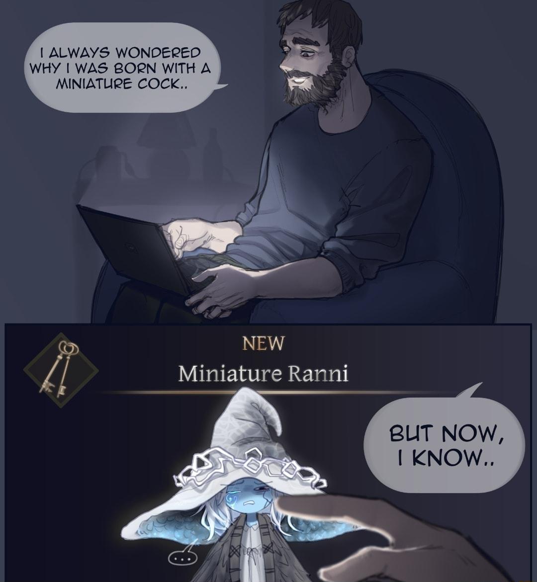 ALWAYS WONDERED WHY WAS BORN WITH A MINIATURE COCK 8UT NOW KNOW