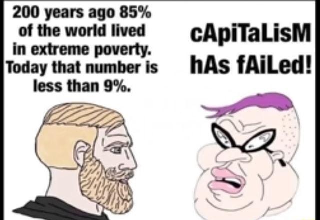 200 years ago 85 hll the world lived cApaUsM Today that number is hAs fAiLed less than 9