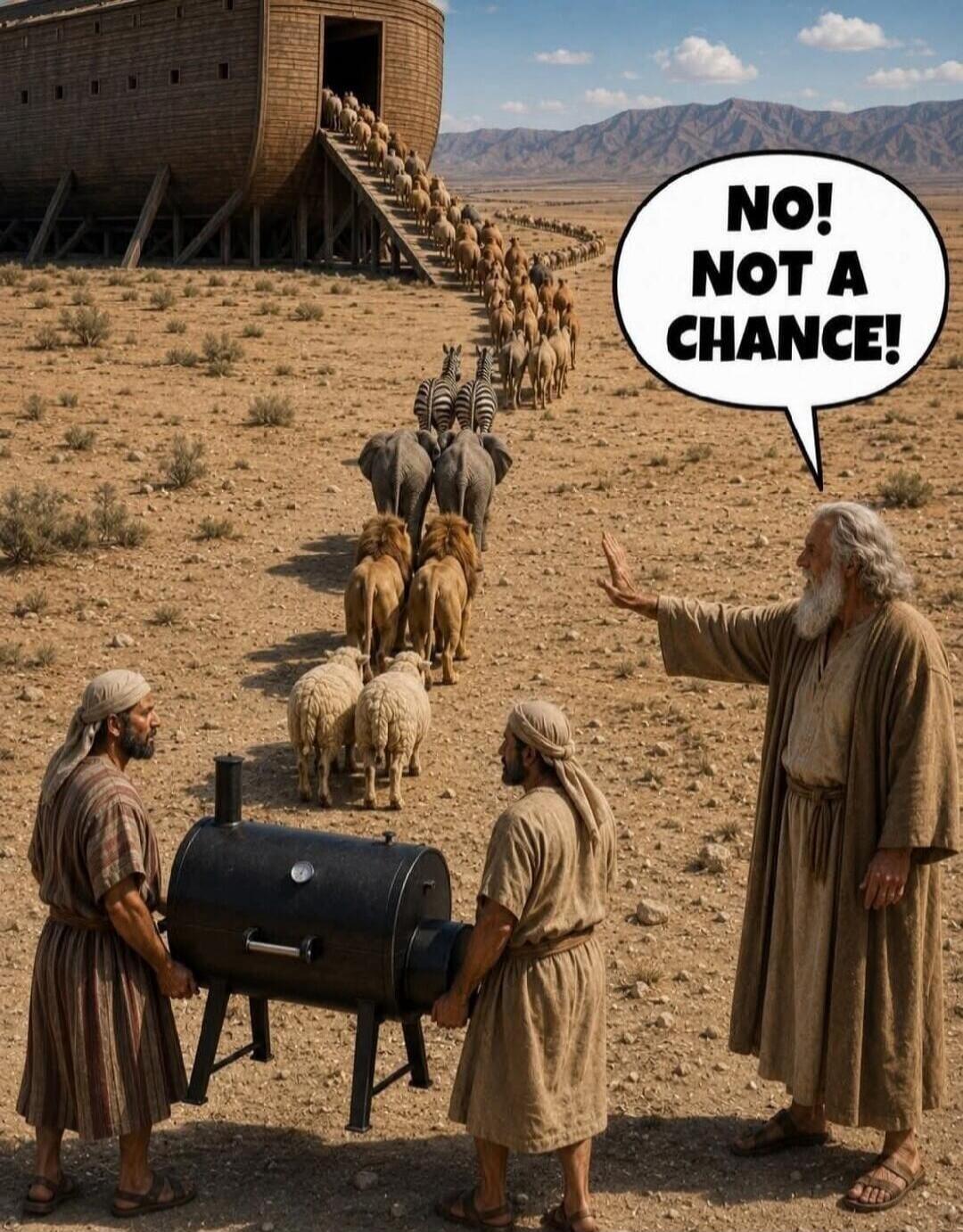 NO! NOT A CHANCE!