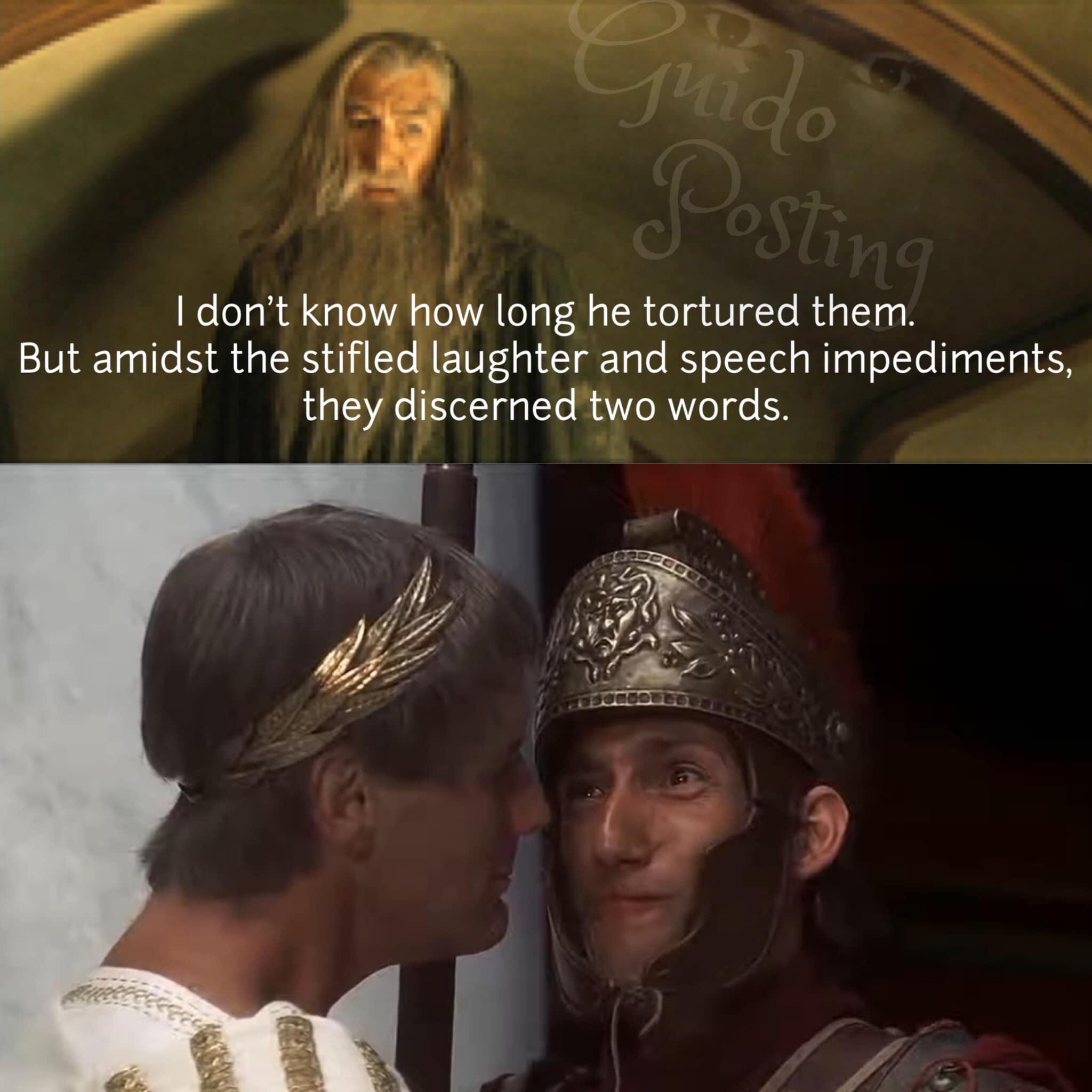 17 1 dont know how long he tortured them But amidst the stifl ughter and speech impediments they discerned two words