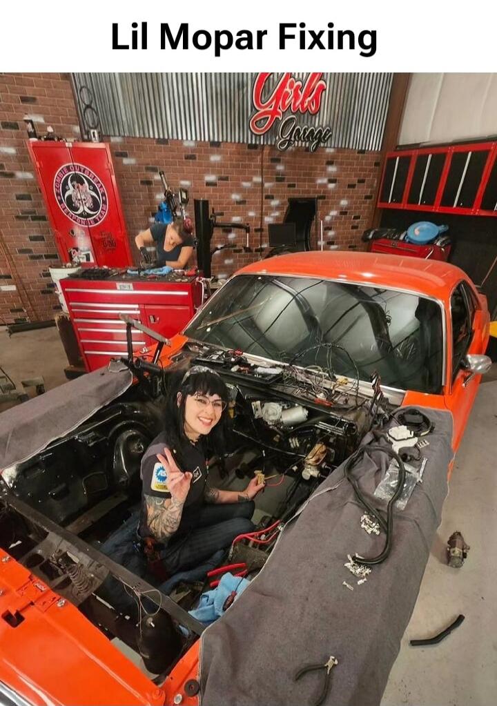 Lil Mopar Fixing. Girls Garage. Zombie Outbreak Response Team.