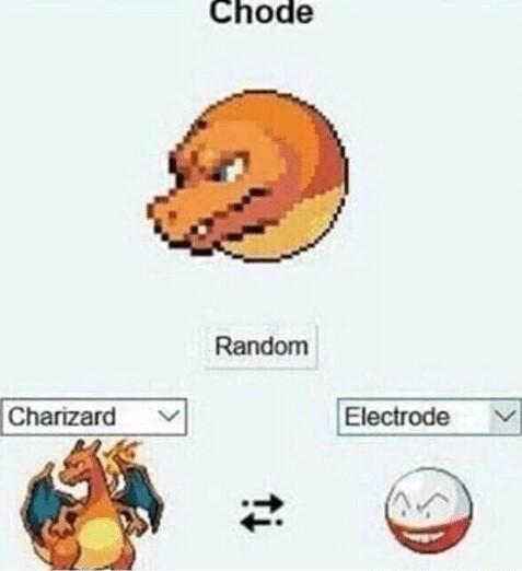 Choae Random Charizard Electrode N 2 Q