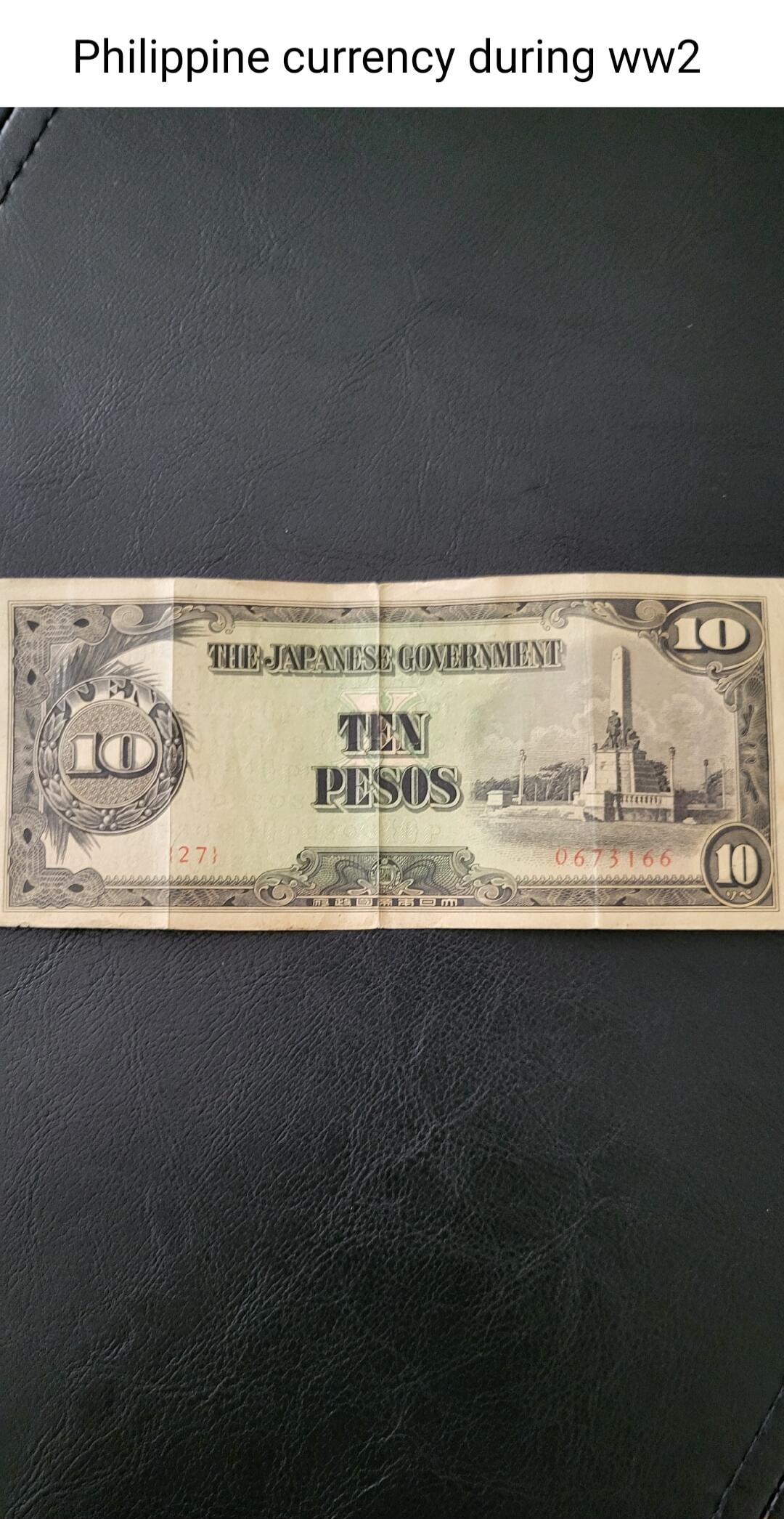 Philippine currency during ww2