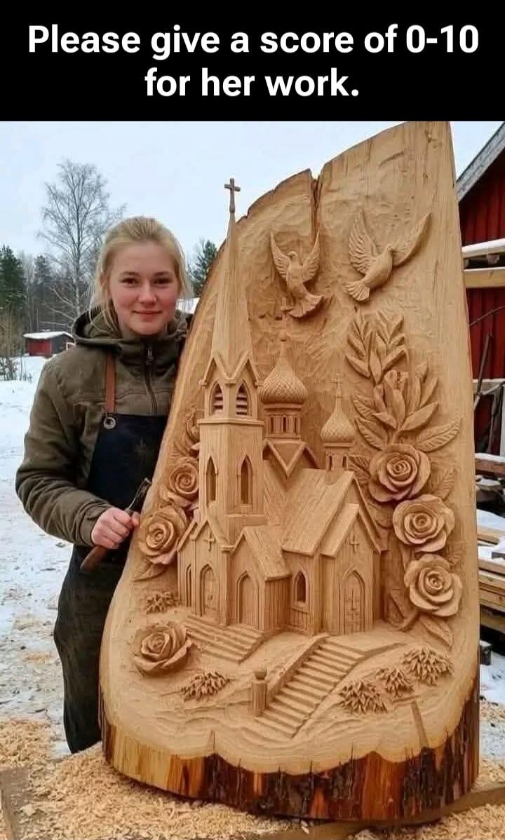 Please give a score of 0-10 for her work.