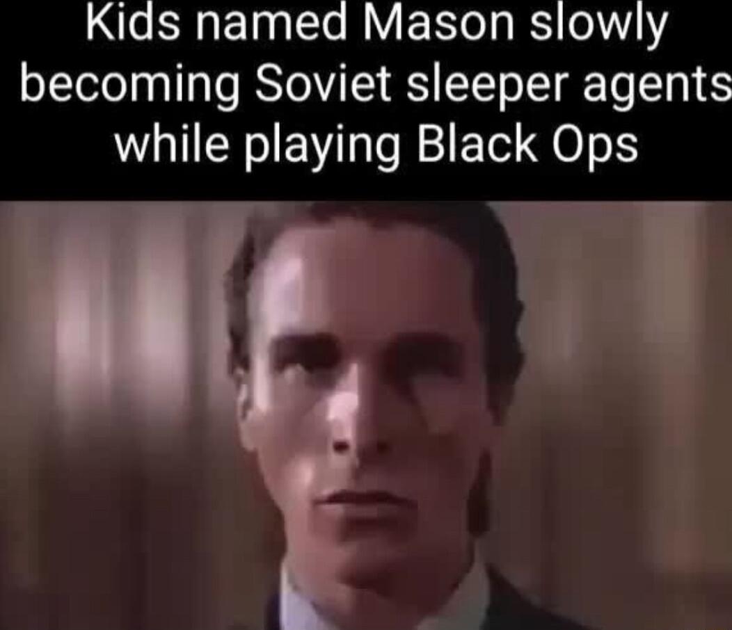 Kids named Mason slowly becoming Soviet sleeper agents while playing Black Ops W