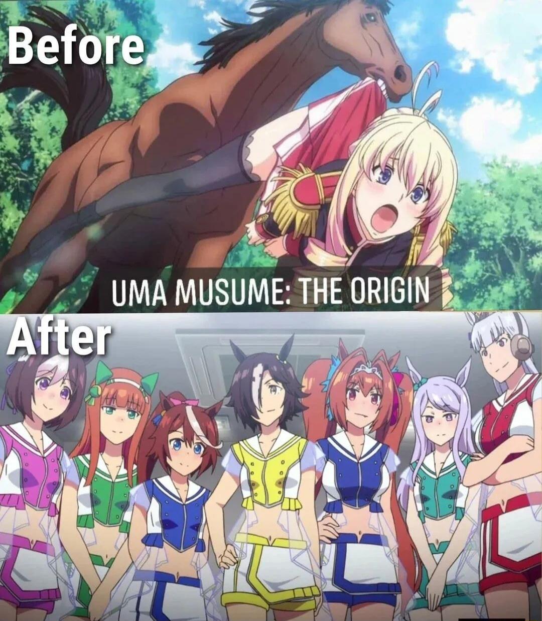 Before
UMA MUSUME: THE ORIGIN
After