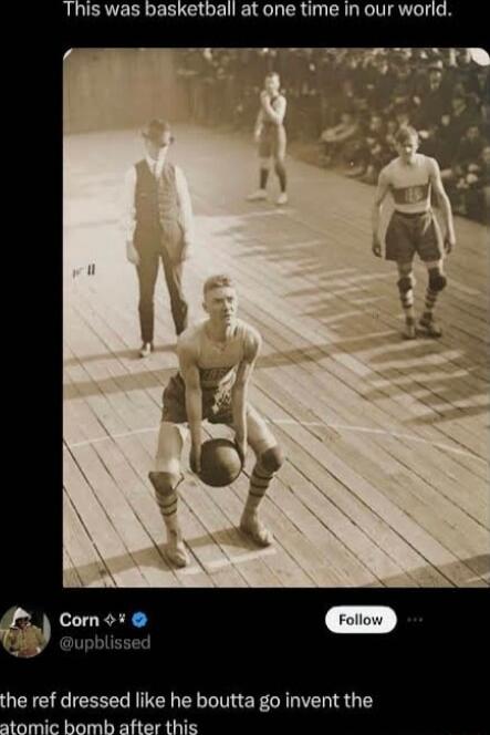 This was basketball at one time in our world