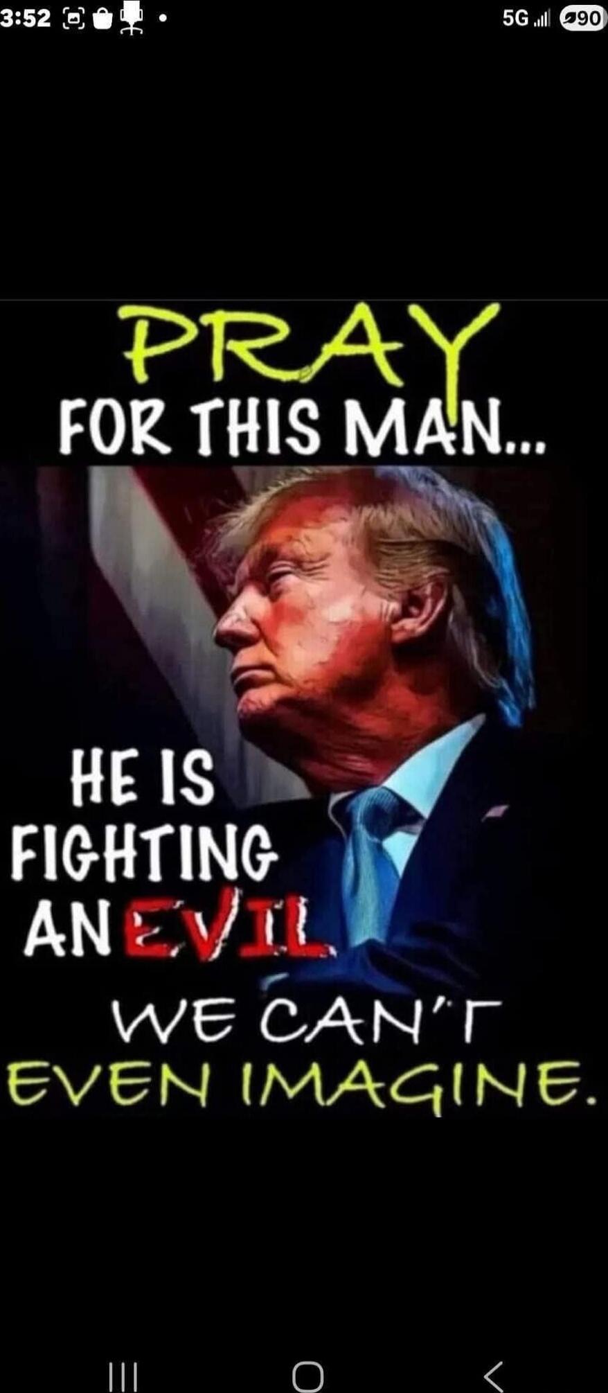 PRAY FOR THIS MAN... HE IS FIGHTING AN EVIL WE CAN'T EVEN IMAGINE.