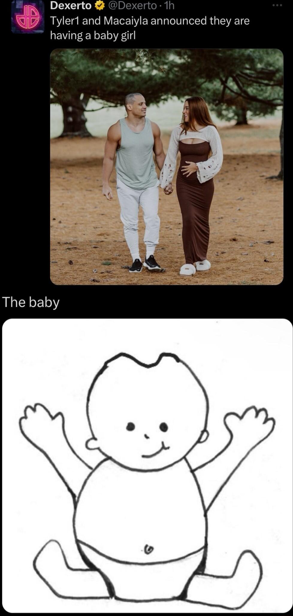 Dexerto L CEUC LY EEY EEL LG RG having a baby