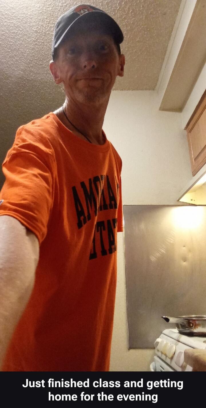 Just finished class and getting home for the evening