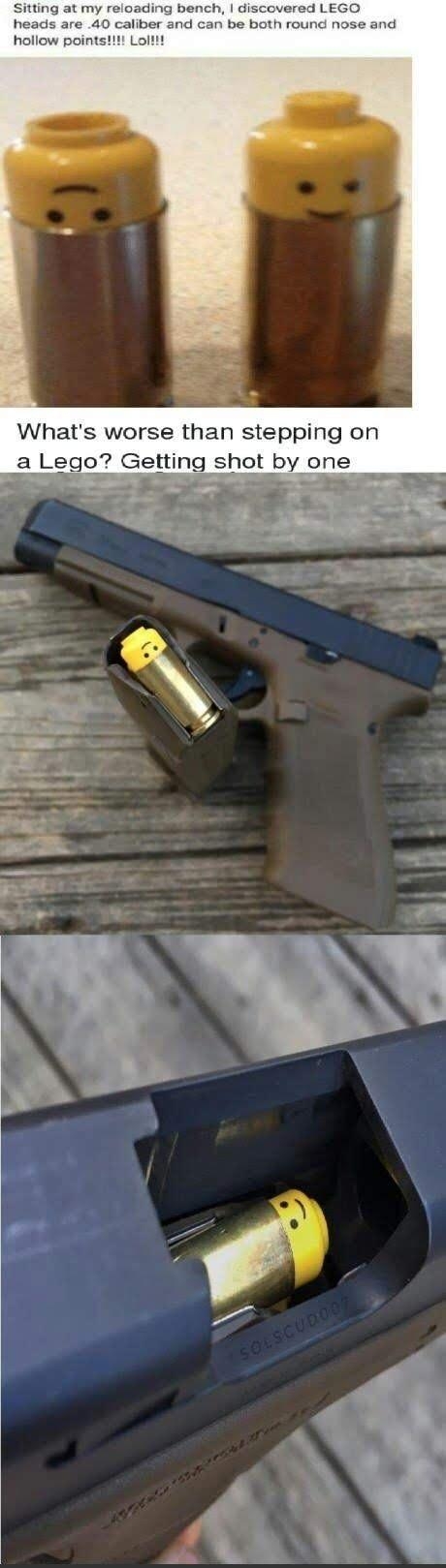 hollow pointsit Lolit Y Whats worse than stepping on a Leqo7 Getting shot by one