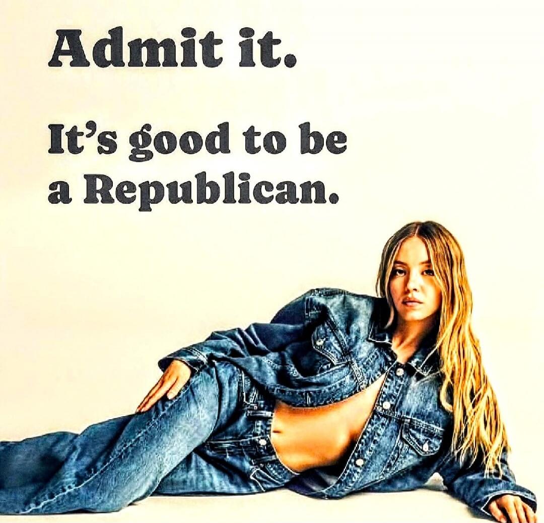 Admit it. It's good to be a Republican.