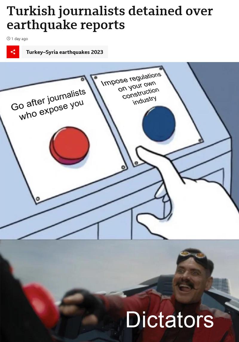 Turkish journalists detained over earthquake reports