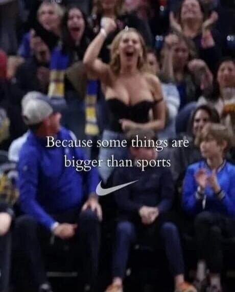 Because some things are bigger than sports
