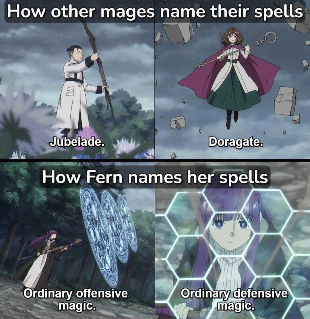 How other mages name their spelLs