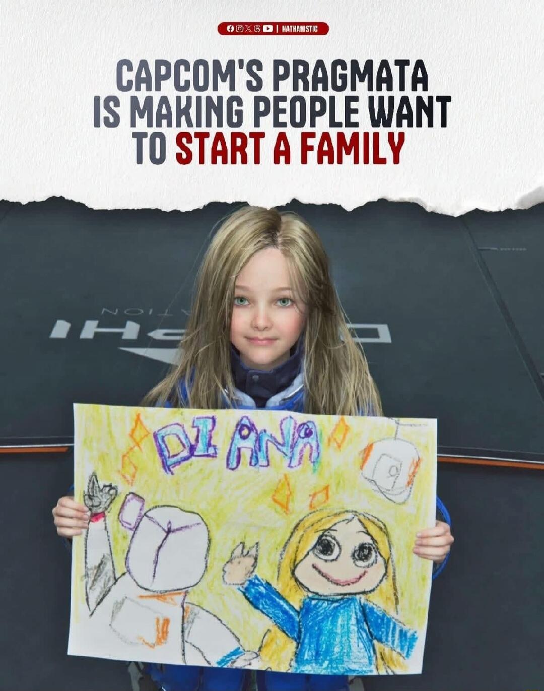 CAPCOM'S PRAGMATA IS MAKING PEOPLE WANT TO START A FAMILY. DIANA.