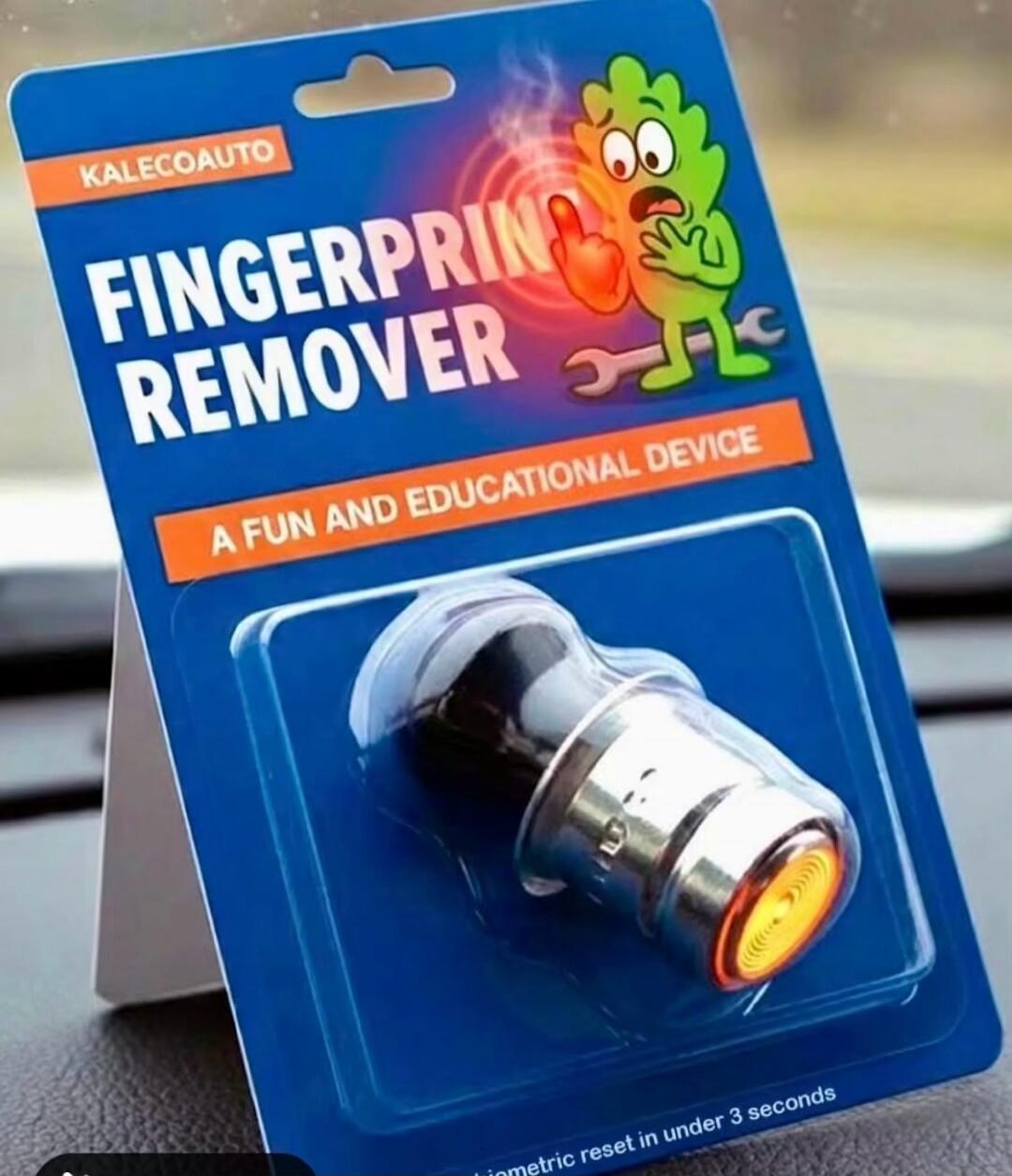 KALECOAUTO FINGERPRINT REMOVER A FUN AND EDUCATIONAL DEVICE biometric reset in under 3 seconds
