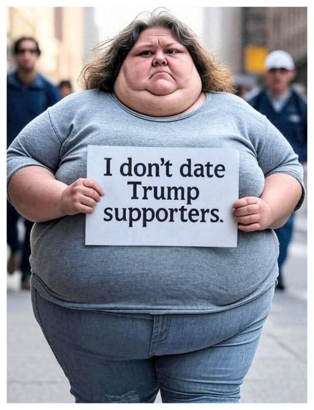 I don’t date Trump supporters.