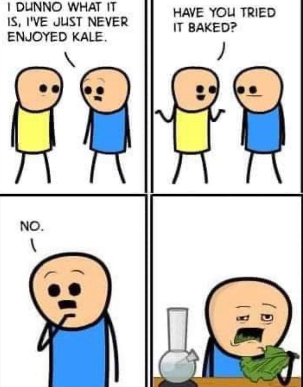 DUNNO WHAT IT IS IVE JUST NEVER gt TRy ENJOYED KALE