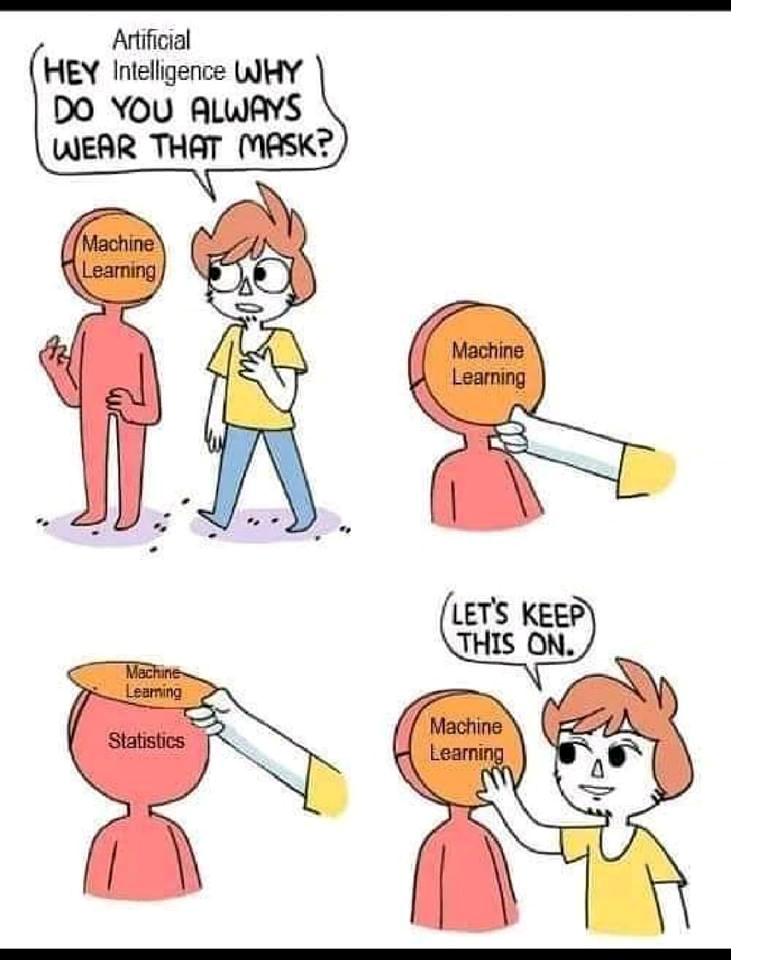 Avtificial HEY Inteligence WHY DO YOU ALWAYS WEAR THAT MASK