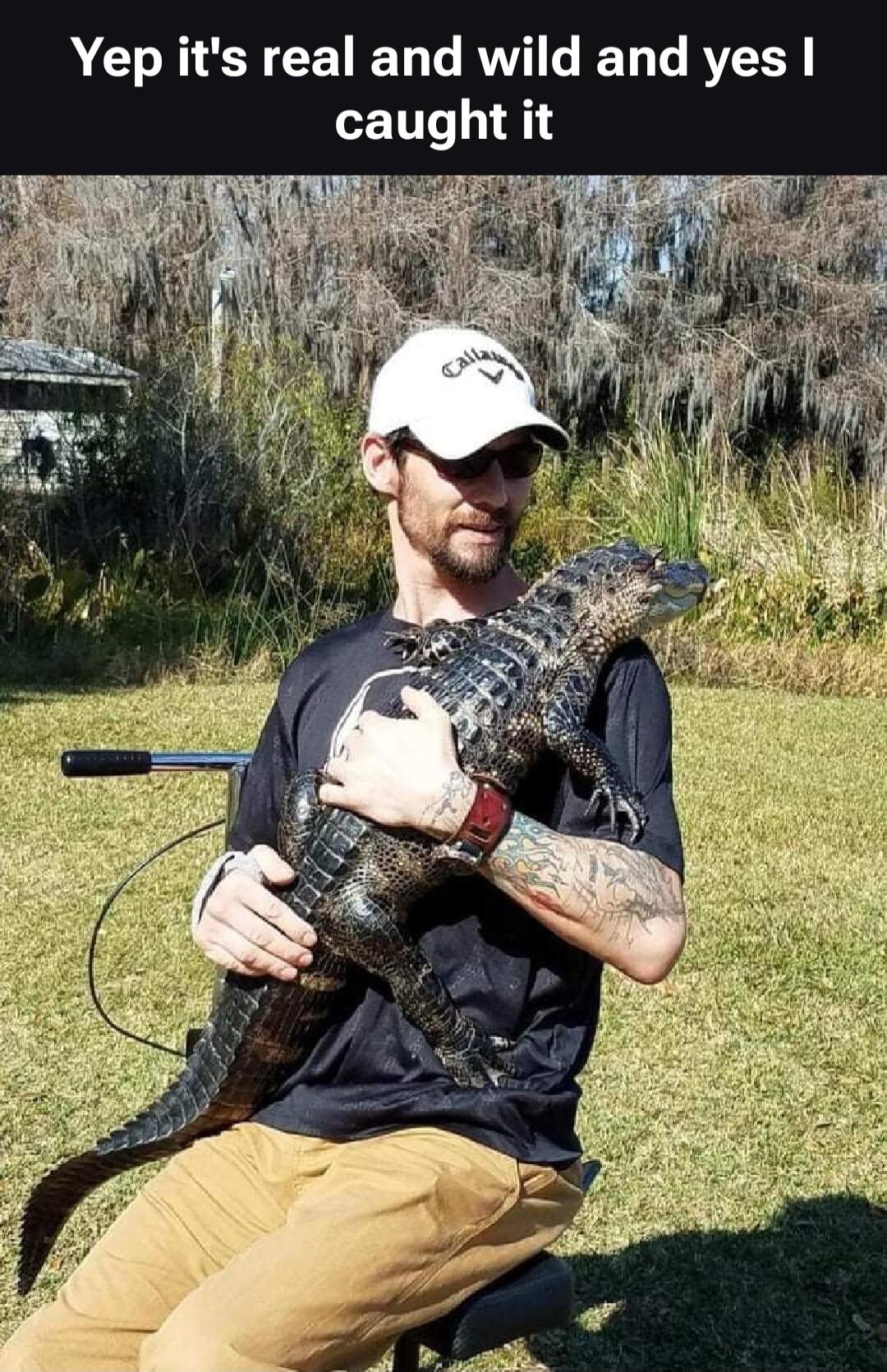 Yep it's real and wild and yes I caught it