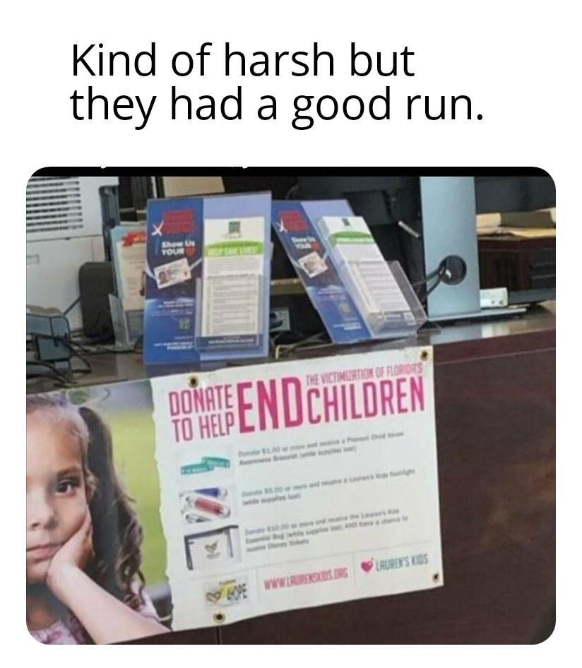 Kind of harsh but they had a good run