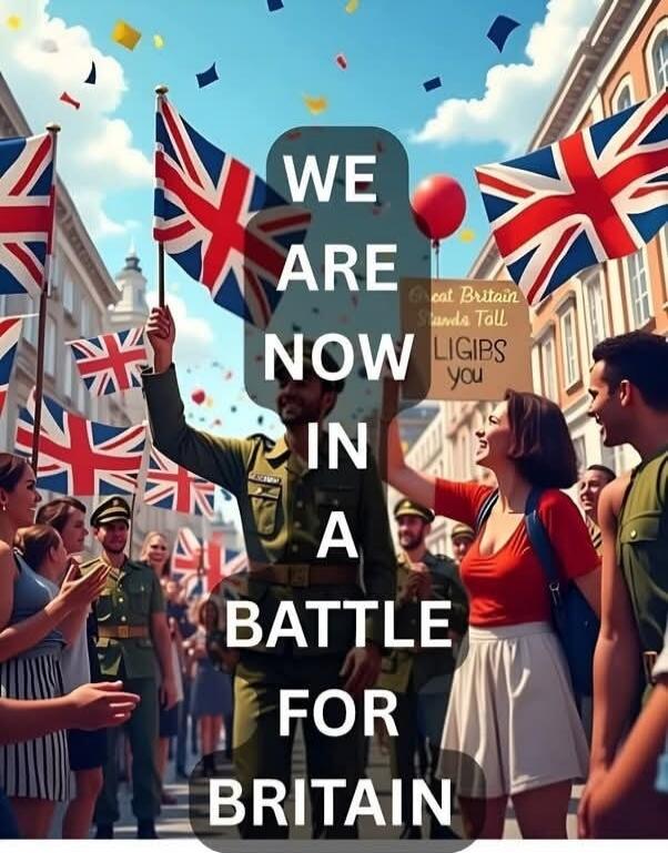 WE ARE NOW IN A BATTLE FOR BRITAIN