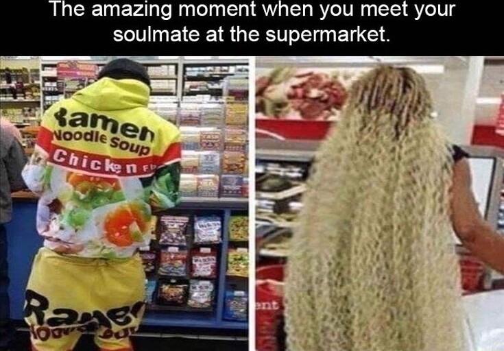 amazing moment when you meet your soulmate at the supermarket a v mugg