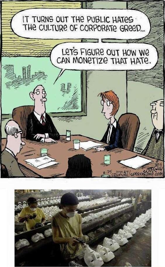 IT TURNS OUT THE PUBLIC HATES THE CULTURE OF CORPORATE GRee CAN MONETZE THAT HATE