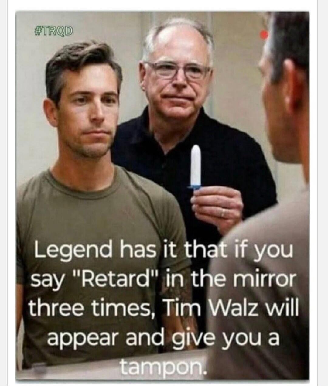 Legend has it that if you say 