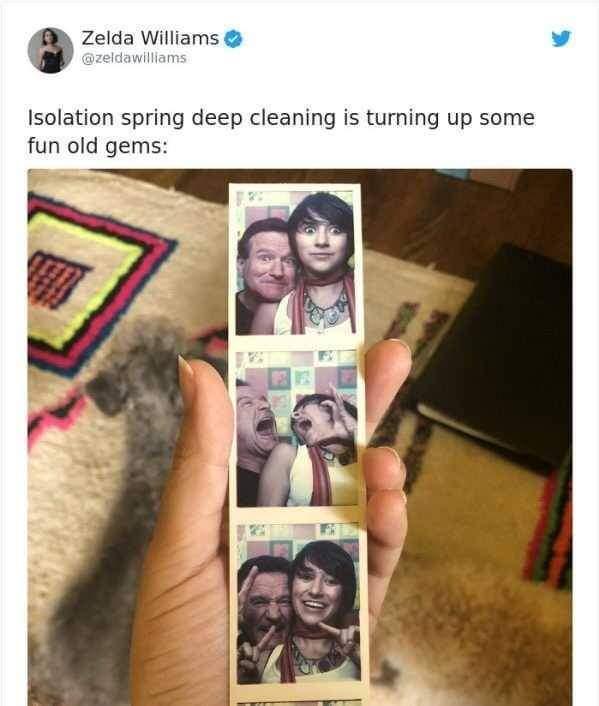 0 Zelda Williams zeldawilliams Isolation spring deep cleaning is turning up some fun old gems