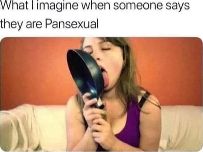 What I imagine when someone says they are Pansexual
