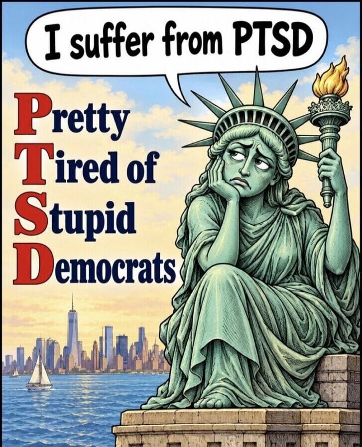 I suffer from PTSD Pretty Tired of Stupid Democrats
