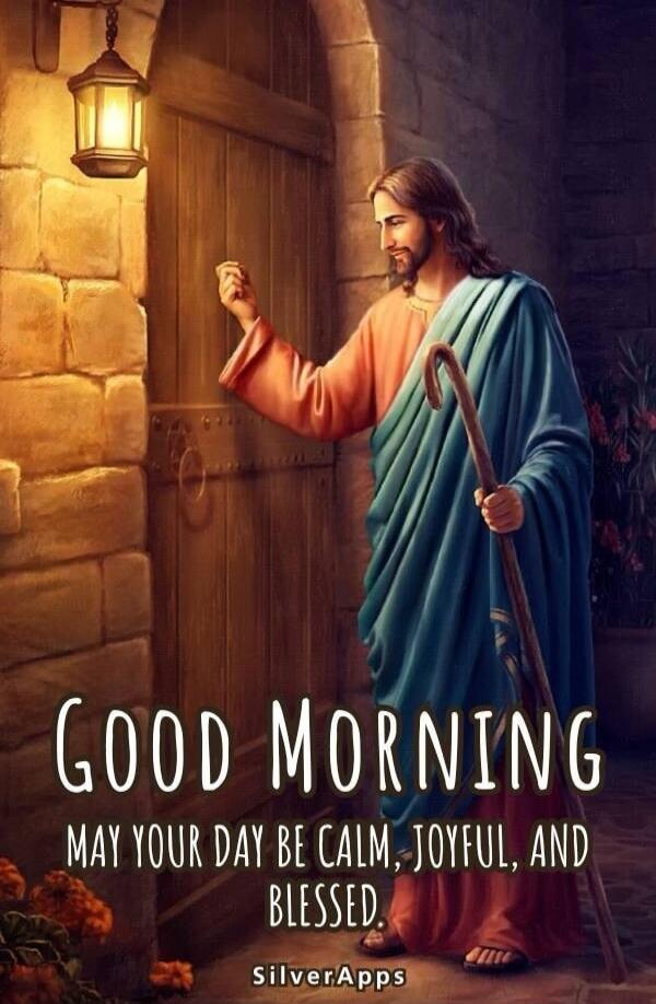GOOD MORNING MAY YOUR DAY BE CALM, JOYFUL, AND BLESSED. SilverApps