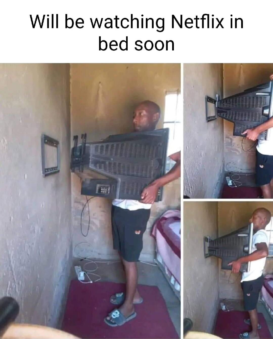 Will be watching Netflix in bed soon