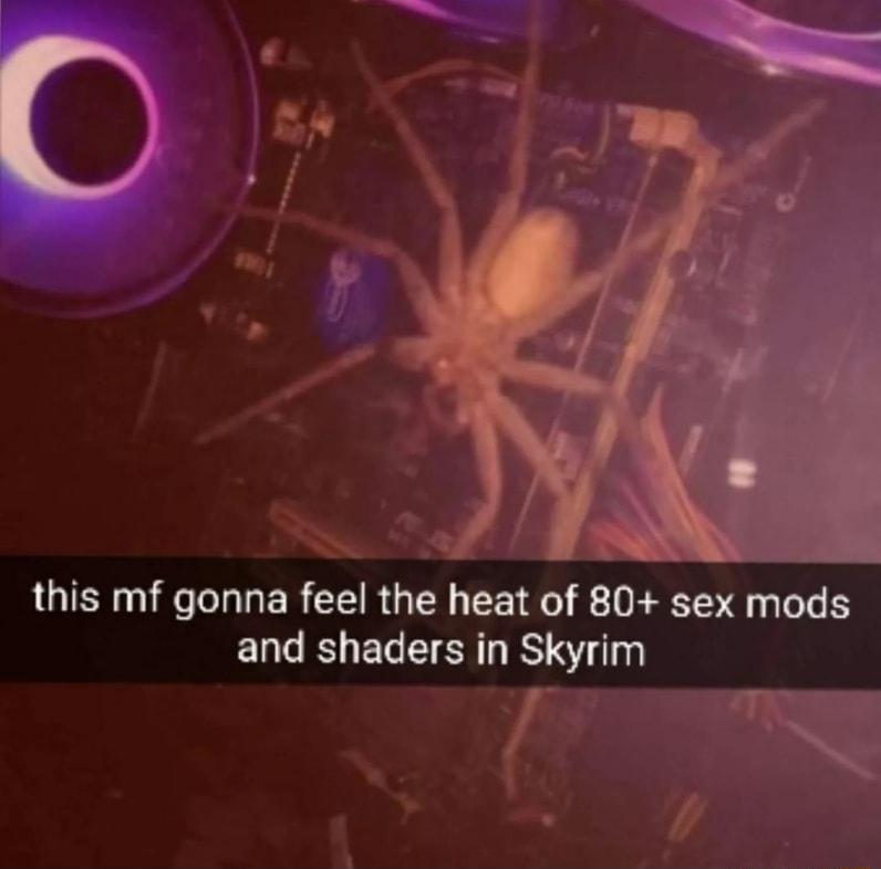 e M3 this mf gonna feel the heat of 80 sex mods and shaders in Skyrim nw